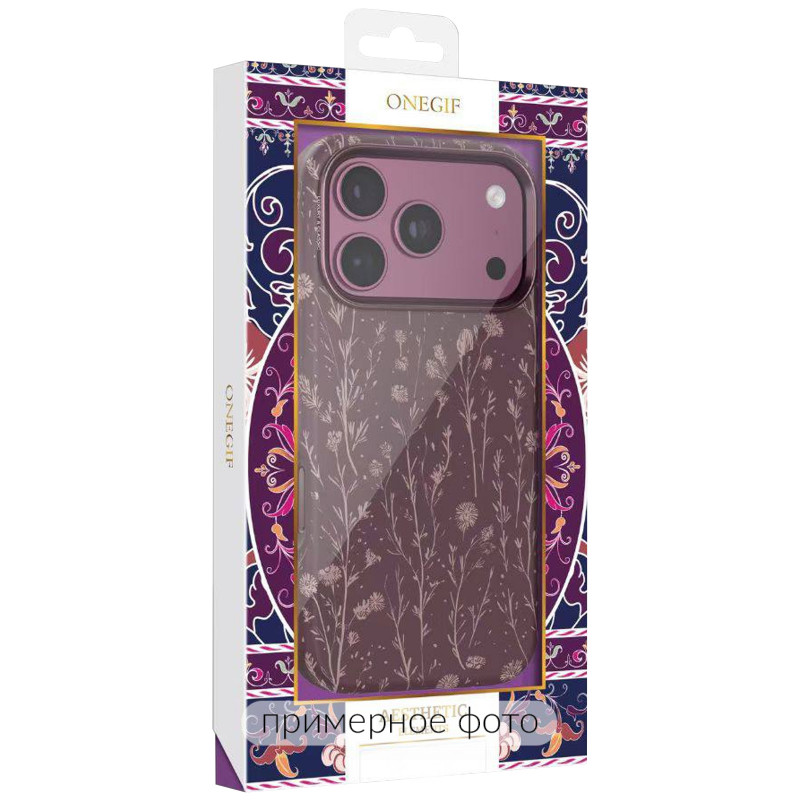 Фото Чехол TPU+PC OneGif by Puloka Aesthetic для Apple iPhone 15 Pro (6.1") (Dark Cherry) в магазине vchehle.ua