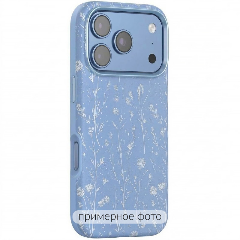 Чехол TPU+PC OneGif by Puloka Aesthetic для Apple iPhone 15 Pro (6.1") (Lilac Blue)