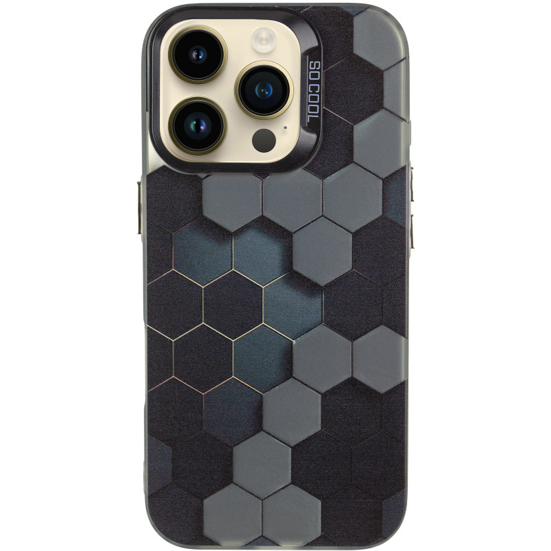 Фото Чехол TPU+PC So Cool для Apple iPhone 13 Pro (6.1") (Honeycomb) на vchehle.ua