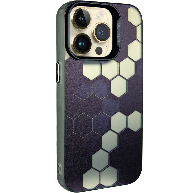 Чехол TPU+PC So Cool для Apple iPhone 15 Pro (6.1") (Honeycomb)