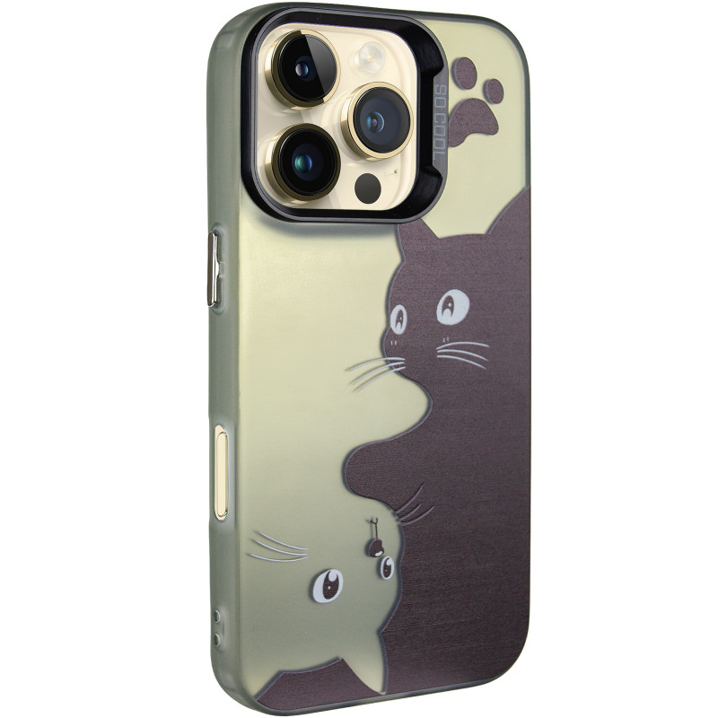Чохол TPU+PC So Cool на Apple iPhone 16 Pro (6.3") (Cats)