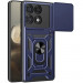 Ударопрочный чехол Ummi Camshield Serge Ring для Motorola Edge 70 Pro / 70 Pro+ (Синий / Navy)