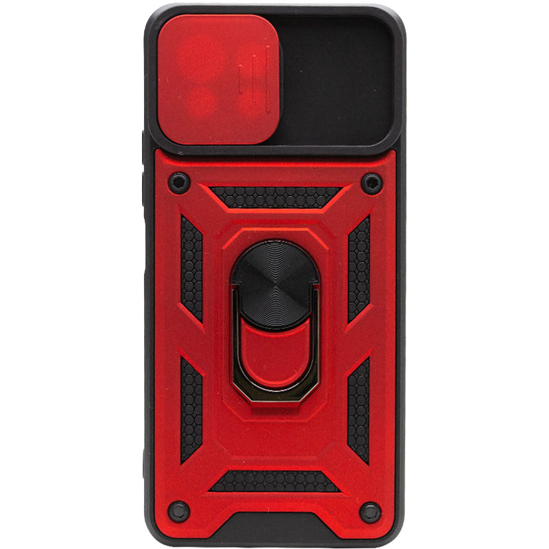 Фото Ударопрочный чехол Ummi Camshield Serge Ring для Xiaomi Mi 11 Lite (Красный / Red) на vchehle.ua