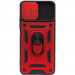 Фото Ударопрочный чехол Ummi Camshield Serge Ring для Xiaomi Mi 11 Lite (Красный / Red) на vchehle.ua
