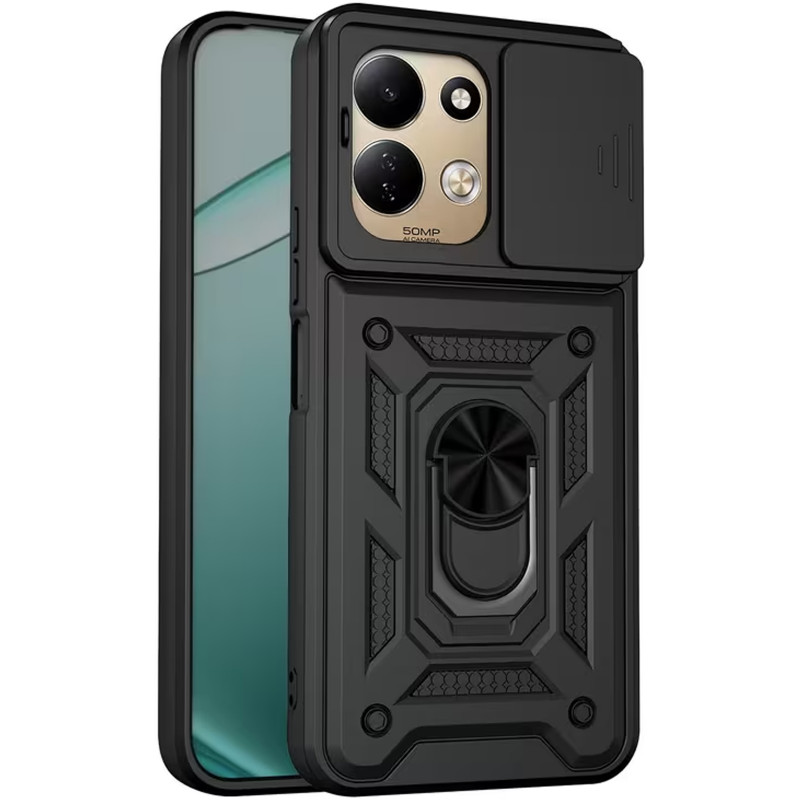 Ударопрочный чехол Ummi Camshield Serge Ring для Xiaomi Redmi 17 (Черный / Black)