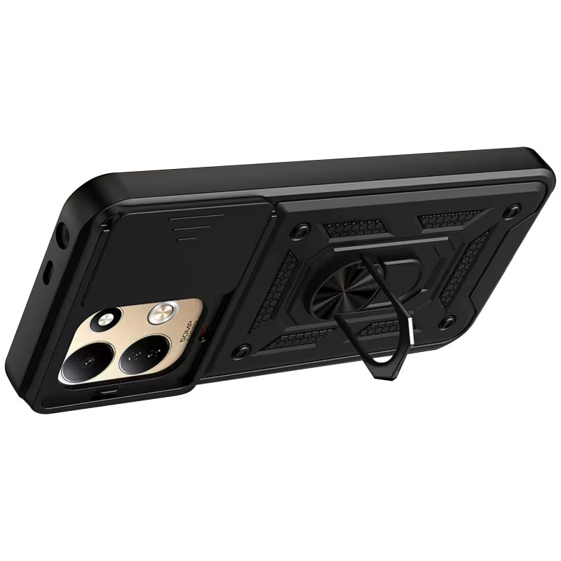 Фото Ударопрочный чехол Ummi Camshield Serge Ring для Xiaomi Redmi 17 (Черный / Black) в магазине vchehle.ua