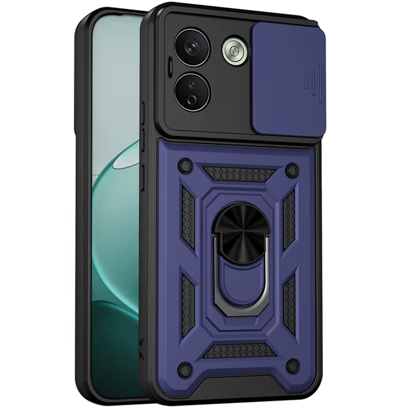 Ударопрочный чехол Ummi Camshield Serge Ring для Xiaomi Redmi Note 17 Pro (Синий / Navy)