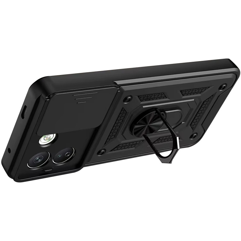Фото Ударопрочный чехол Ummi Camshield Serge Ring для Xiaomi Redmi Note 17 Pro (Черный / Black) в магазине vchehle.ua