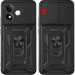 Фото Ударопрочный чехол Ummi Camshield Serge Ring для Xiaomi Redmi Note 17 (Черный / Black) на vchehle.ua
