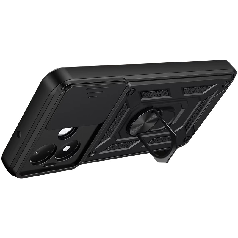 Фото Ударопрочный чехол Ummi Camshield Serge Ring для Xiaomi Redmi Note 17 (Черный / Black) в магазине vchehle.ua