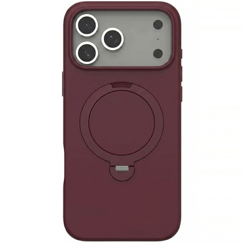 Чохол Ummi Colorful with Magnetic Fit HQ Ring на Apple iPhone 17 Pro Max / 18 Pro Max (6.9") (Deep Cherry)