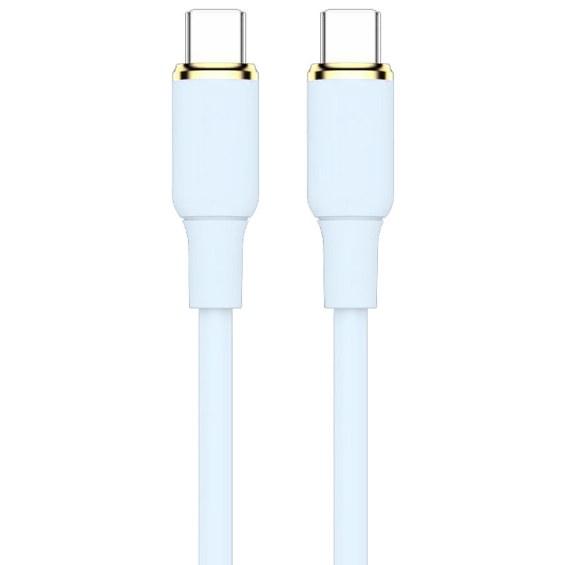 Дата кабель Amaya 89CC Type-C to Type-C 60W (1m) (Blue)