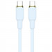 Дата кабель Amaya 89CC Type-C to Type-C 60W (1m) (Blue)