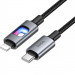 Фото Дата кабель Hoco U144 New Type-C to Lightning 27W (1.2m) (Black) в маназині vchehle.ua