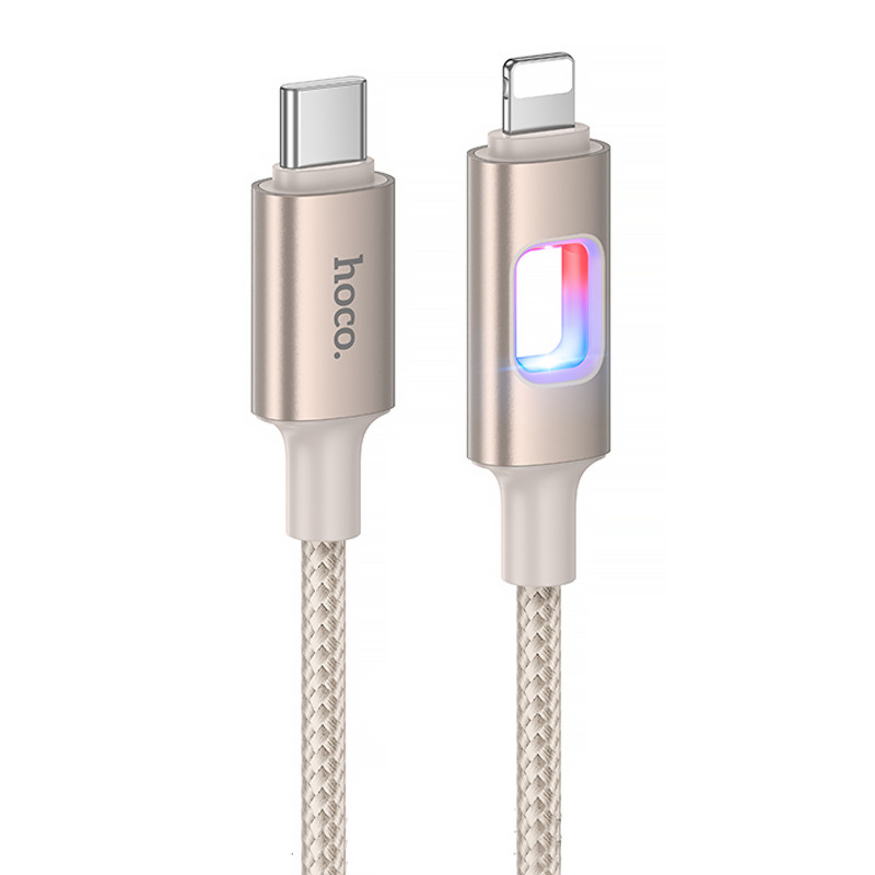 Дата кабель Hoco U144 New Type-C to Lightning 27W (1.2m) (Gold)
