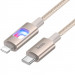 Фото Дата кабель Hoco U144 New Type-C to Lightning 27W (1.2m) (Gold) в маназині vchehle.ua