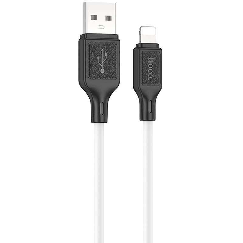 Дата кабель Hoco X90 Cool silicone USB to Lightning (1m) (White)