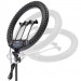 Фото Кольцевая светодиодная LED лампа Jmary FM-21R (Black) в магазине vchehle.ua