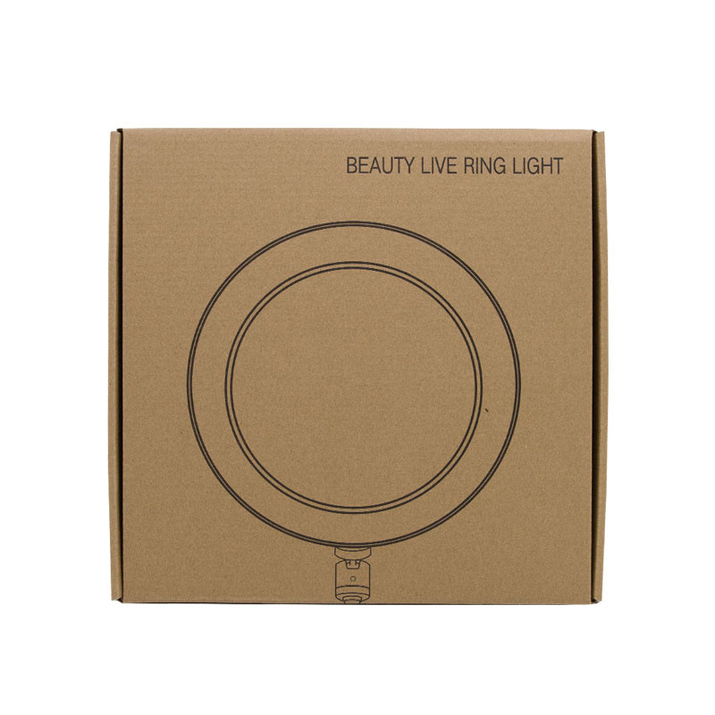 Кільцева світлодіодна LED лампа Flat Ring 8" (Black) в магазині vchehle.ua