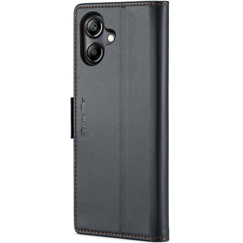 Фото Кожаный чехол-книжка CaseMe Nappa leather для Samsung Galaxy A07 4G / A08 / A06 (Black) на vchehle.ua