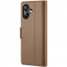 Фото Кожаный чехол-книжка CaseMe Nappa leather для Samsung Galaxy A07 4G / A08 / A06 (Brown) на vchehle.ua