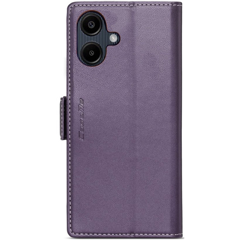 Кожаный чехол-книжка CaseMe Nappa leather для Samsung Galaxy A07 4G / A08 / A06 (Purple) в магазине vchehle.ua