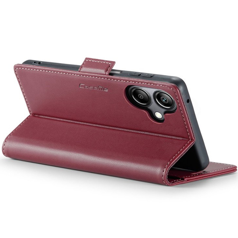Заказать Кожаный чехол-книжка CaseMe Nappa leather для Samsung Galaxy A07 4G / A08 / A06 (Red) на vchehle.ua