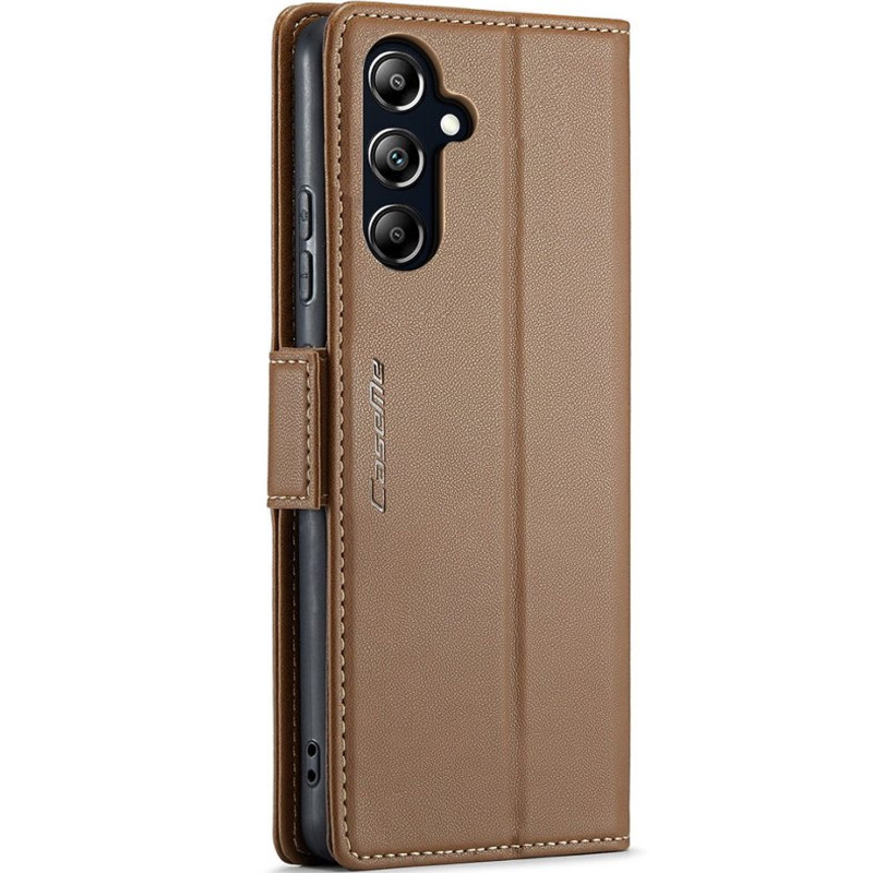 Фото Кожаный чехол-книжка CaseMe Nappa leather для Samsung Galaxy A16 4G/5G (Brown) на vchehle.ua