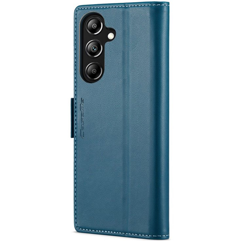 Кожаный чехол-книжка CaseMe Nappa leather для Samsung Galaxy A26 5G (Blue) в магазине vchehle.ua