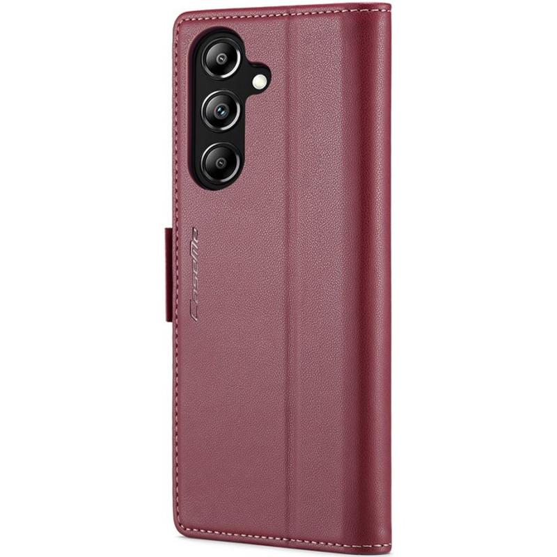 Кожаный чехол-книжка CaseMe Nappa leather для Samsung Galaxy A26 5G (Red) в магазине vchehle.ua