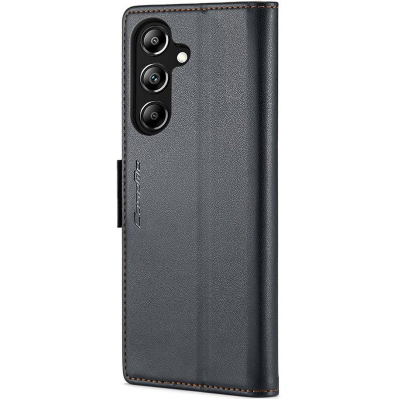 Шкіряний чохол-книжка CaseMe Nappa leather на Samsung Galaxy A57 5G (Black) в магазині vchehle.ua
