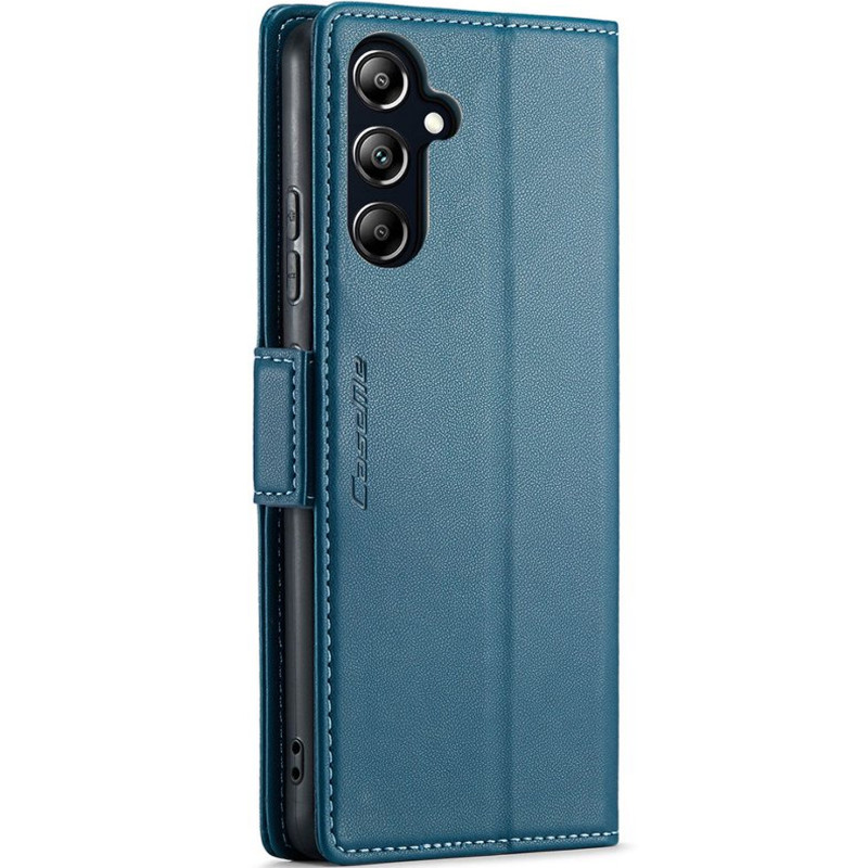 Фото Шкіряний чохол-книжка CaseMe Nappa leather на Samsung Galaxy A57 5G (Blue) на vchehle.ua