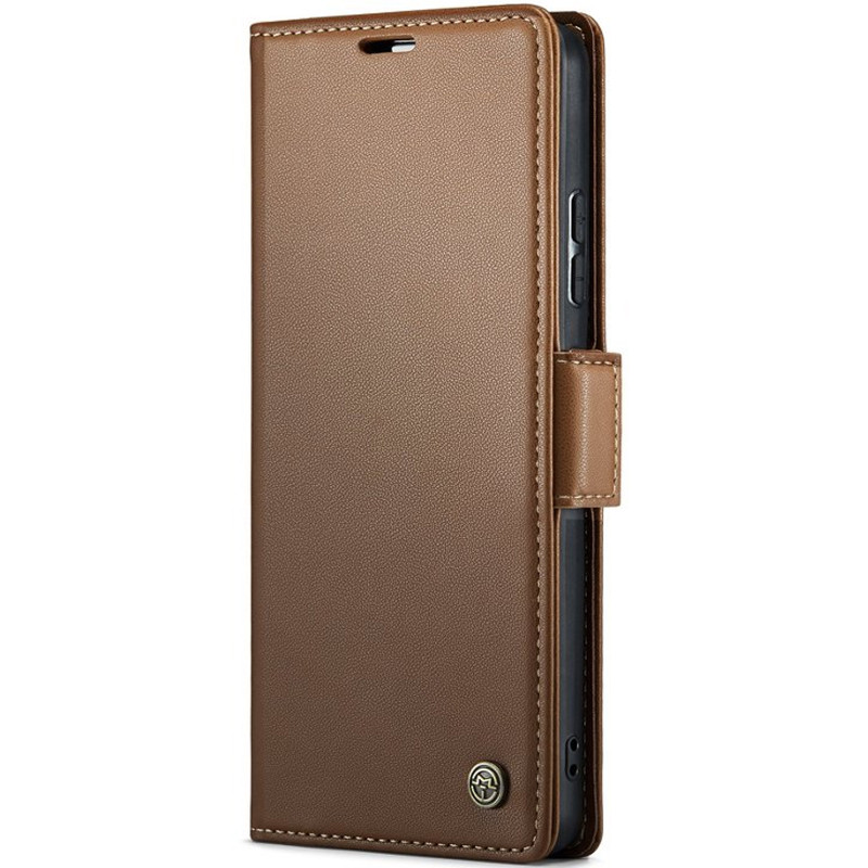 Шкіряний чохол-книжка CaseMe Nappa leather на Samsung Galaxy A57 5G (Brown)