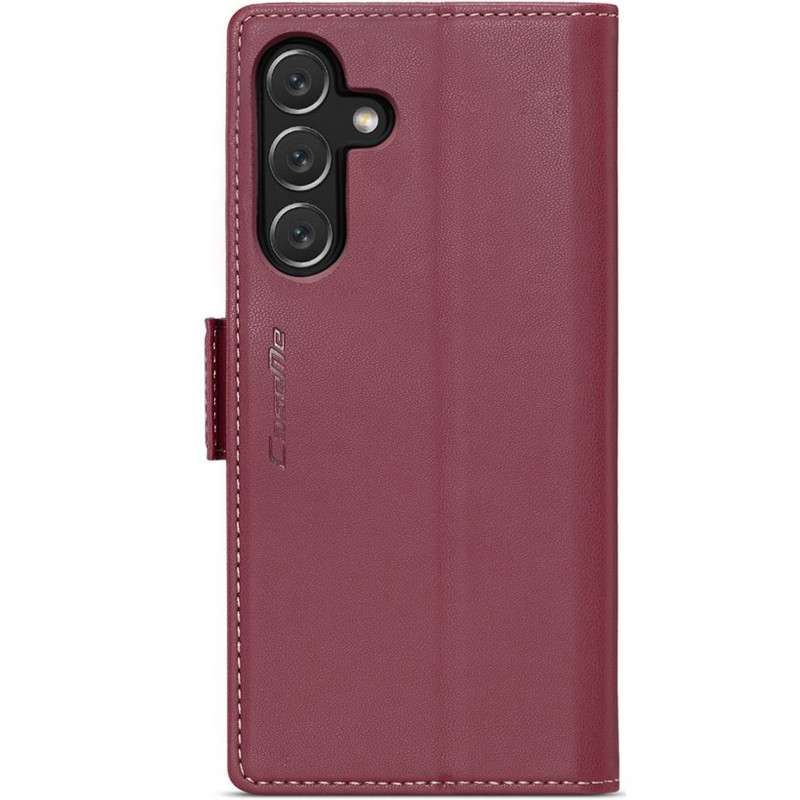 Фото Шкіряний чохол-книжка CaseMe Nappa leather на Samsung Galaxy A57 5G (Red) в маназині vchehle.ua