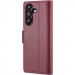 Шкіряний чохол-книжка CaseMe Nappa leather на Samsung Galaxy A57 5G (Red) в магазині vchehle.ua