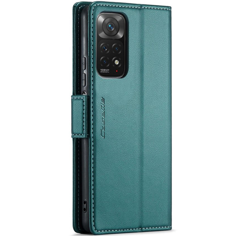 Купити Шкіряний чохол-книжка CaseMe Nappa leather на Xiaomi Redmi Note 11 (Global) / Note 11S / 12S (Green) на vchehle.ua