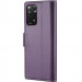 Фото Шкіряний чохол-книжка CaseMe Nappa leather на Xiaomi Redmi Note 11 (Global) / Note 11S / 12S (Purple) на vchehle.ua