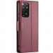 Шкіряний чохол-книжка CaseMe Nappa leather на Xiaomi Redmi Note 11 (Global) / Note 11S / 12S (Red) в магазині vchehle.ua
