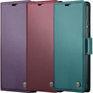 Кожаный чехол-книжка CaseMe Nappa leather для Xiaomi Redmi Note 15 4G (EU)