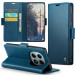 Кожаный чехол-книжка CaseMe Nappa leather для Xiaomi Redmi Note 15 4G/5G (EU) / Poco M8 5G (Blue) в магазине vchehle.ua