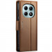 Фото Кожаный чехол-книжка CaseMe Nappa leather для Xiaomi Redmi Note 15 4G/5G (EU) / Poco M8 5G (Brown) в магазине vchehle.ua