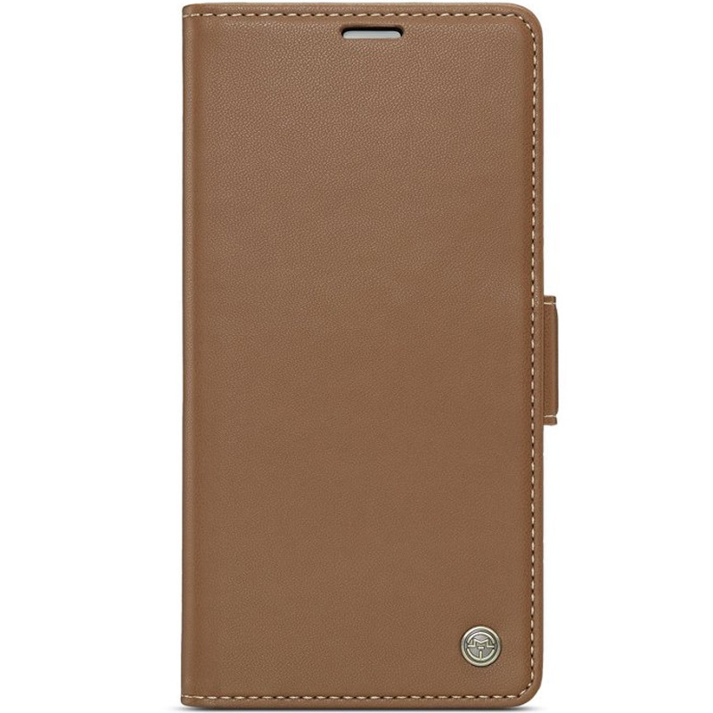 Заказать Кожаный чехол-книжка CaseMe Nappa leather для Xiaomi Redmi Note 15 4G/5G (EU) / Poco M8 5G (Brown) на vchehle.ua