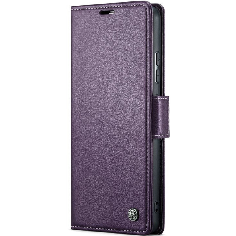 Кожаный чехол-книжка CaseMe Nappa leather для Xiaomi Redmi Note 15 4G/5G (EU) / Poco M8 5G (Purple)