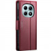 Фото Кожаный чехол-книжка CaseMe Nappa leather для Xiaomi Redmi Note 15 4G/5G (EU) / Poco M8 5G (Red) на vchehle.ua