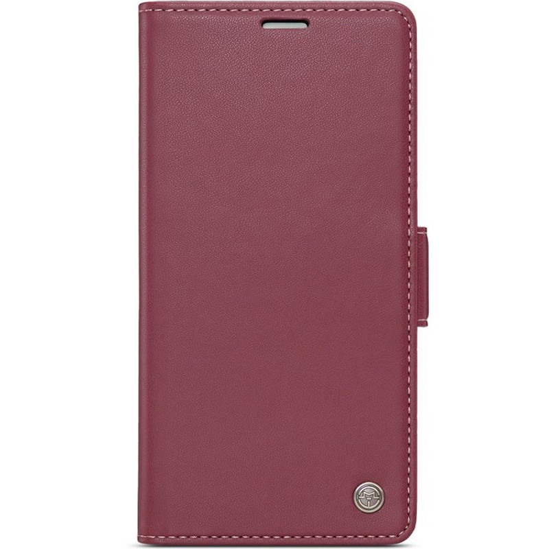 Заказать Кожаный чехол-книжка CaseMe Nappa leather для Xiaomi Redmi Note 15 4G/5G (EU) / Poco M8 5G (Red) на vchehle.ua