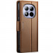 Фото Шкіряний чохол-книжка CaseMe Nappa leather на Xiaomi Redmi Note 15 Pro 4G (Brown) в маназині vchehle.ua