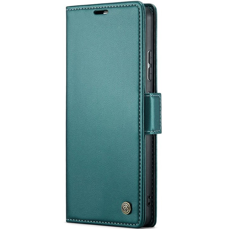 Кожаный чехол-книжка CaseMe Nappa leather для Xiaomi Redmi Note 15 Pro 5G (Green)
