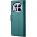 Фото Кожаный чехол-книжка CaseMe Nappa leather для Xiaomi Redmi Note 15 Pro 5G (Green) в магазине vchehle.ua
