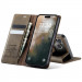 Кожаный чехол-книжка CaseMe Velvet Matte для Apple iPhone 17 Pro / 18 Pro (6.3") (Coffee) в магазине vchehle.ua