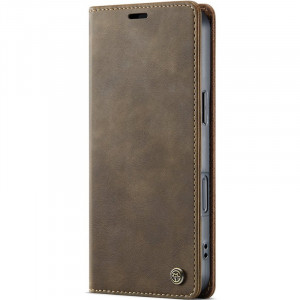 Кожаный чехол-книжка CaseMe Velvet Matte для iPhone 18 Pro Max